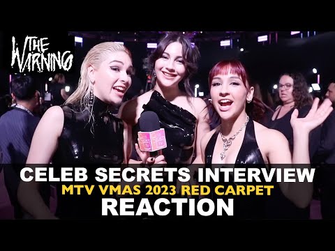 Brothers REACT to The Warning: Red Carpet Interview Celeb Secrets - MTV VMAs 2023