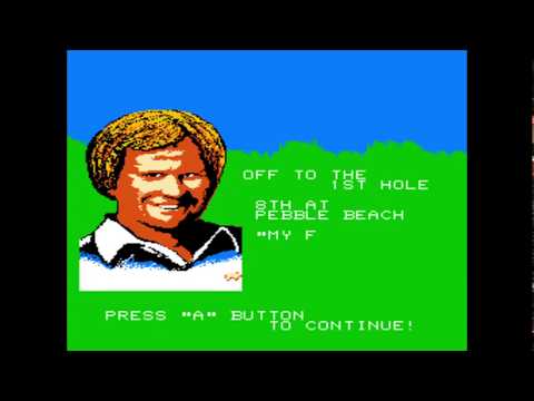 Retrogaming - NES Gameplay - Jack Nicklaus' Greatest 18 Holes of Major Championship Golf