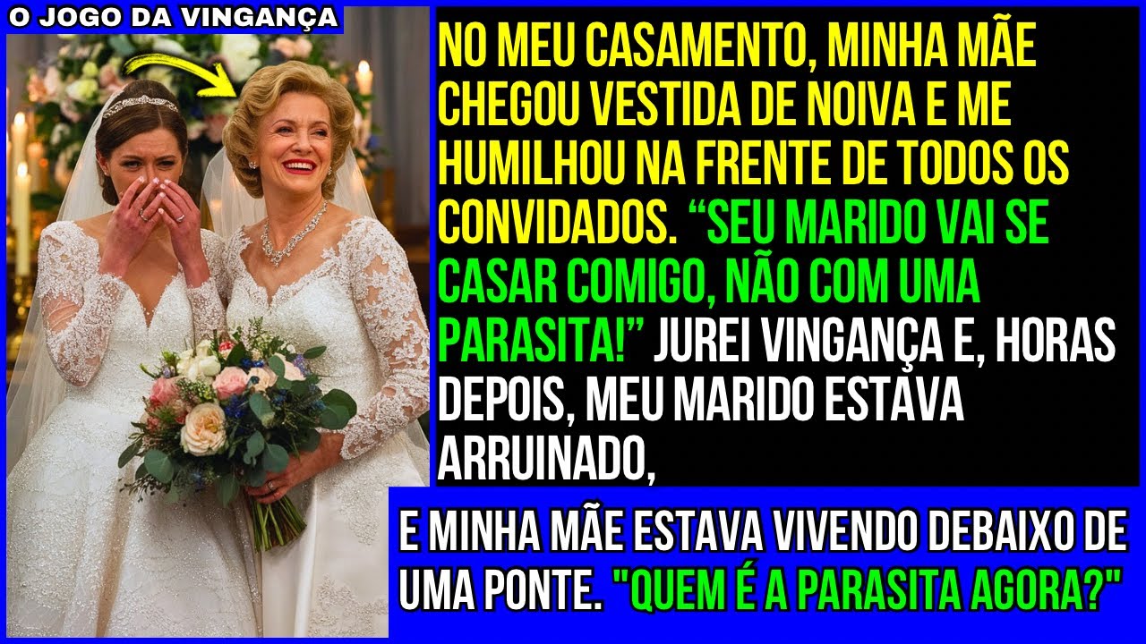 No Dia do Meu Casamento, Fui Surpreendida Pela Minha Mãe Vestida de Noiva…