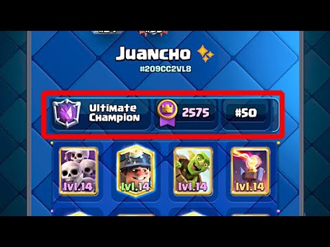 Miner goblin barrel cycle deck Clash Royale Juancho