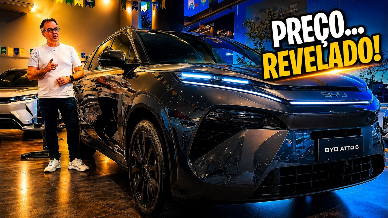 NOVO BYD ATTO 8 2027: O SUV Elétrico que vai mudar tudo!