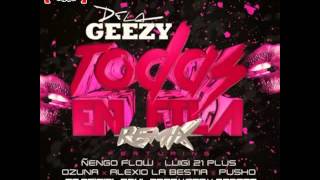 Todas En Fila Remix De La Ghetto Ft. Ñengo Flow Luigi 21 Plus  Ozuna Pusho Alexio (Official Audio)