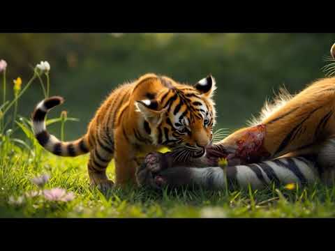 Heroic Rescue Team Saves an Innocent tiger from a Giant King Pelican Attack