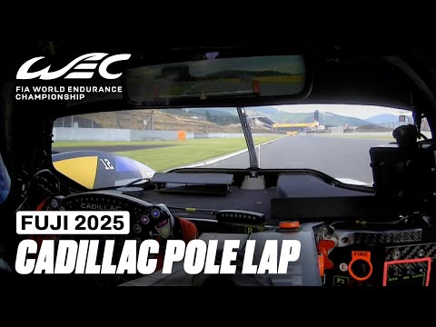 Alex Lynn Puts Cadillac on Pole AGAIN 🦅🇺🇸 I Onboard Lap | 6 Hours of Fuji 2025 | FIA WEC