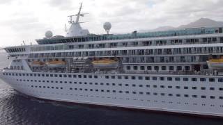 Balmoral leave the port from Arecife / Lanzarote 11.11.2012