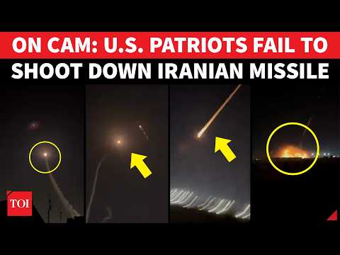ON CAM: Iranian Missile Breaches U.S. Patriot Shield; Hits Al-Udeid Base In Qatar's Doha | WATCH