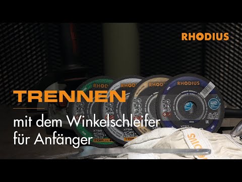 Trennen mit dem Winkelschleifer für Anfänger