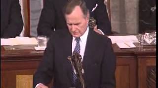 Bush Before a Joint Session of Congress (September 11, 1990) - Famous New World Order Speech