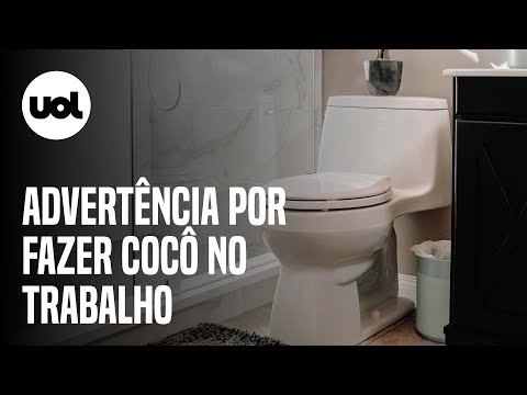 Mulher é advertida por fazer cocô 'fora de hora' durante o trabalho