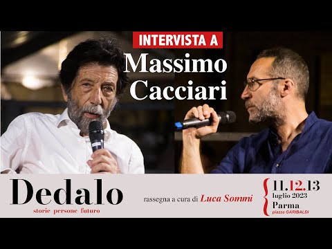 Luca Sommi intervista Massimo Cacciarii nella rassegna Dedalo.
