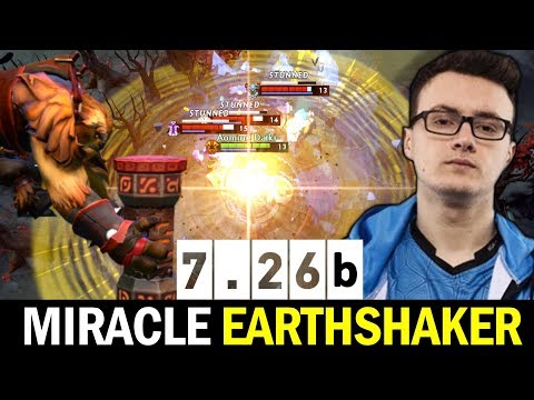 MIRACLE Earthshaker Support 7.26b Back to Smurf ft Imba Morphling Combo Dota 2