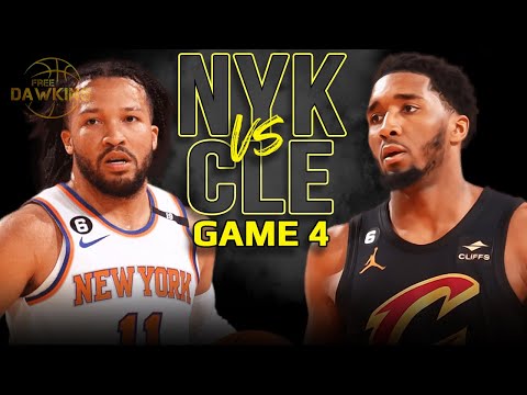 New York Knicks vs Cleveland Cavaliers Game 4 Full Highlights | 2023 ECR1 | FreeDawkins