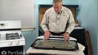 Range, Stove, Oven Repair - Replacing the Top Door Trim (Whirlpool Part # 74003653)