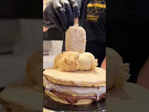 Ice cream desert #shortvideo #cookingfood #dessert #pancake