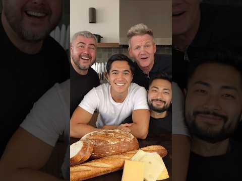 4 levels of grilled cheese w/@gordonramsay