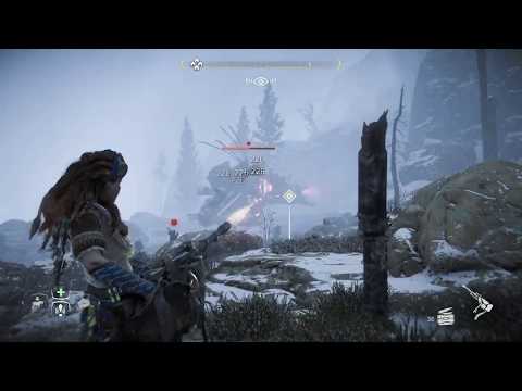 Horizon Zero Dawn™: Corrupted Thunderjaw vs Deathbringer Gun