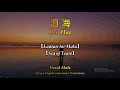 Lei Hai【泪海】Male Version【Lautan Air Mata/Sea ​​of Tears】[Pinyin,English,Indonesian Translation]