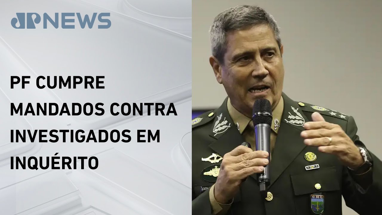 Braga Netto é preso pela Polícia Federal no Rio de Janeiro neste sábado (14)