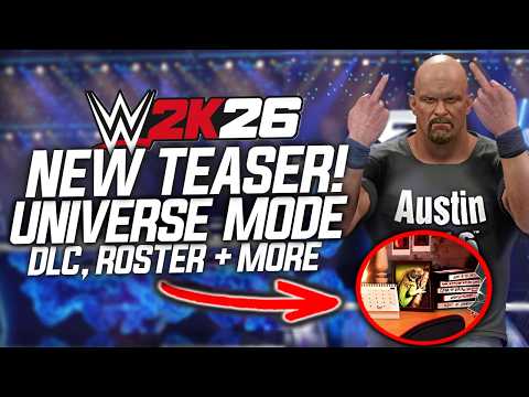 WWE 2K26 New Details Revealed for Universe Mode, Roster, DLC, Showcase and More!