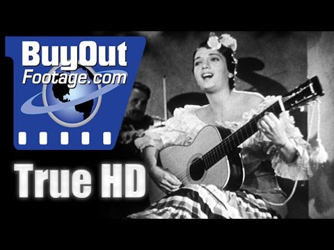 "SENIORITA"  1943 Soundies Musical - Caridad Garcia