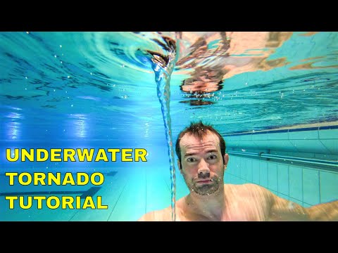 Make Your Own Underwater Whirlpool