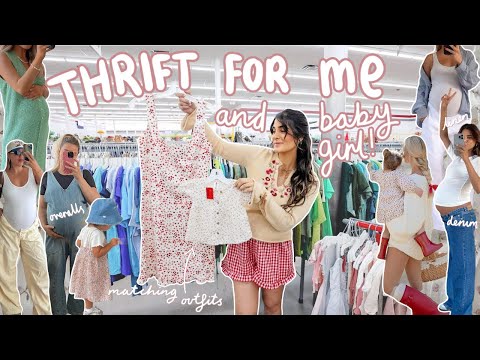 THRIFT WITH ME for my BABY BUMP and BABY GIRL! 👶🏻🎀  *soo much cuteness!*
