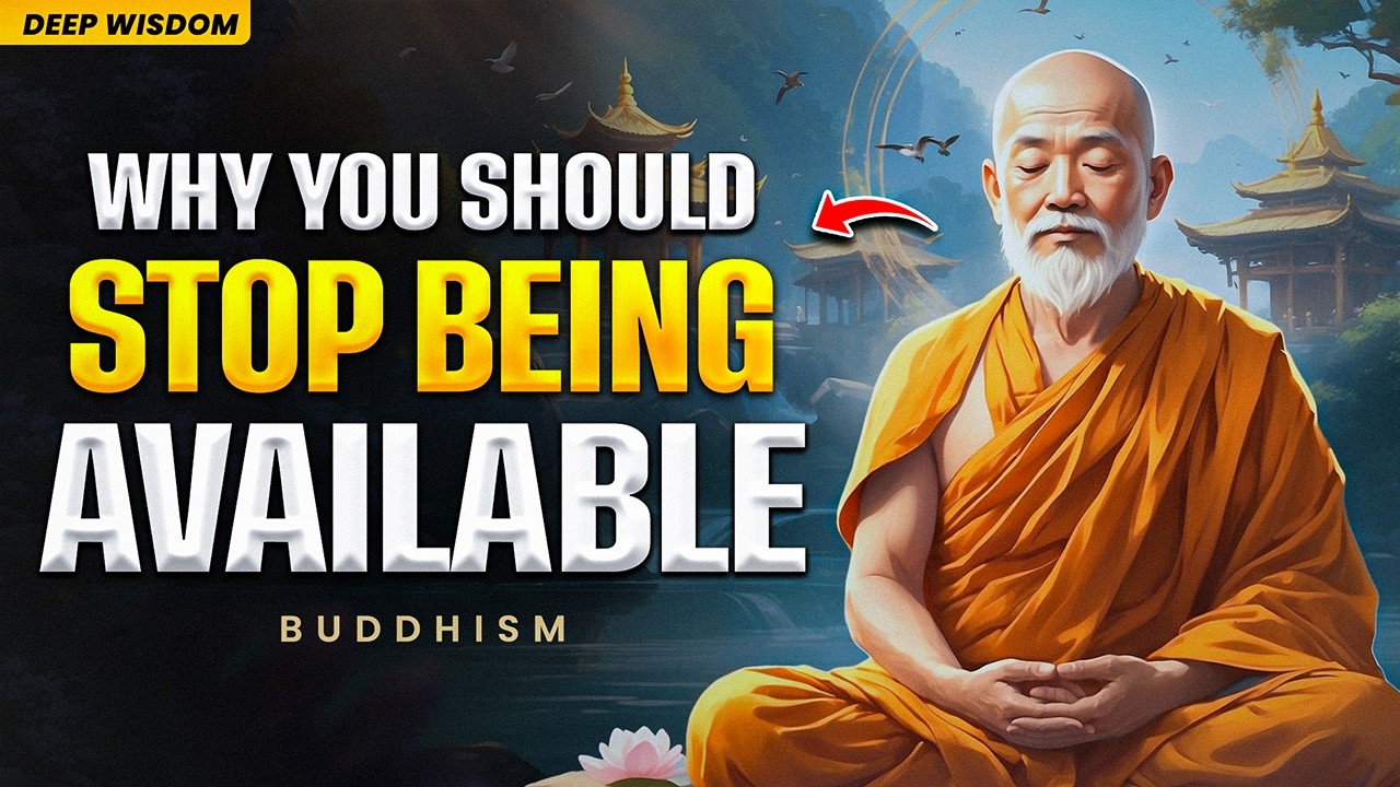 When You Stop Being Available, Everything Changes (Try This!) | Buddhism