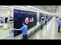 Inside LG S 110 Inch OLED TV Megafactory How Massive Screens Are Built Using 10B Technology