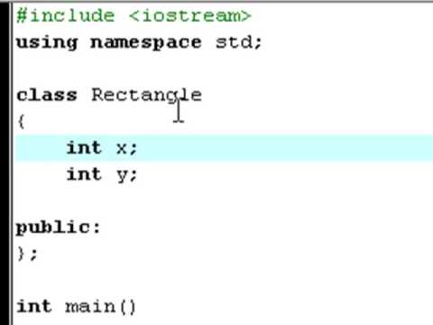 C 33 Object Oriented Programming Classes Tutorial Part 1