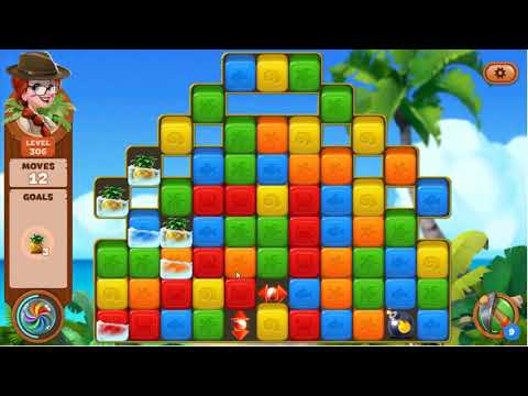 Lost Island Blast Adventure Level 306 - No Boosters