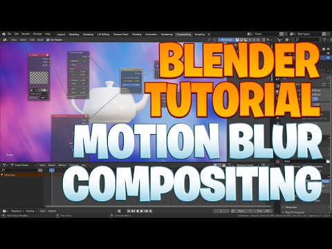 Blender beginner series No. 161 - Composite motion blur
