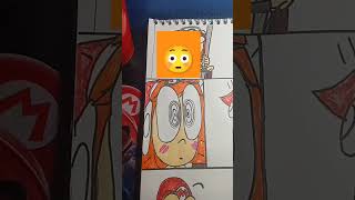 Fan-Made Smg4 Drawing short: Mario &amp; Meggy Are rescuing 4&amp;3 up on the Elevator &amp; Trying the Stairs.