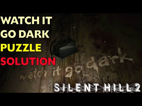 WATCH IT GO DARK PUZZLE SOLUTION IN SILENT HILL 2 (CHAINED BOX LOCK) I TREMBLE EVERY TIME LIGHT FALL
