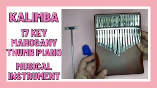 KALIMBA 17 KEY MAHOGANY THUMB PIANO UNBOXING AND TESTING AFFORDABLE KALIMBA MUSICAL INSTRUMENT