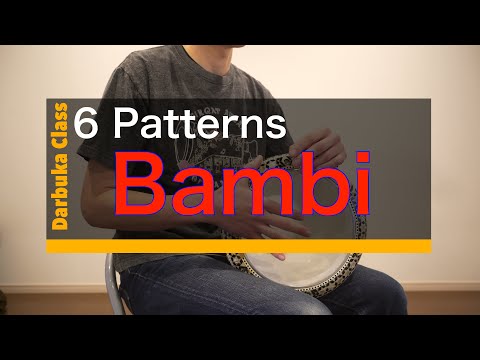 6 Bambi (8/4 Arabic Rhythm) Patterns