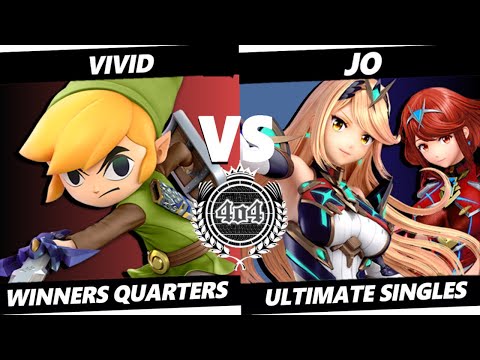 4o4 Smash Night 75 - YMHB| Vivid (Toon Link) vs EVC| jo (Sora, Mythra, Pyra) - Winners Quarter-Final