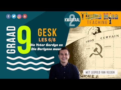 Gr 9 Geskiedenis | Kwartaal 2 Les 6 | Die Verdeling van Duitsland en die Berlynse Muur