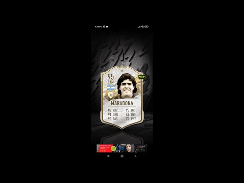 MADFUT 22: I packed 95 Mid Icon Diego Maradona and 50+ Icons (Pack Opening)