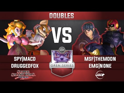 UGC Smash | SPY|MacD/Druggedfox (Peach/Fox) v MSF|The Moon/EMG|N0NE (Marth/Falcon) - Doubles