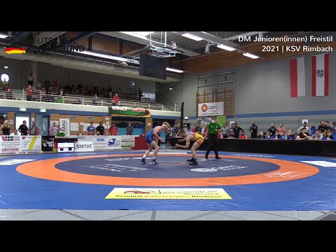 RINGEN DM 21 Junioren - BRONZE 61kg Kevin Siegert vs. Luis Fening