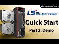 LS Electric L7C L7P Servo System Servo Quick Start Part 2 From AutomationDirect