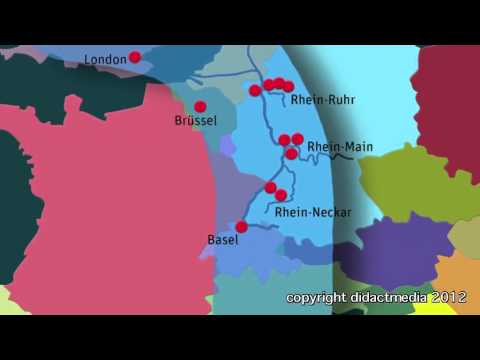 Wirtschaftsräume in Europa - Die Region der Blauen Banane