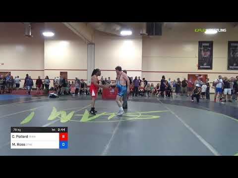 2018 Marine Corps US Open/Masters D Greco Roman 78 Quarters - Craig Pollard (team) Vs. Michael Ros
