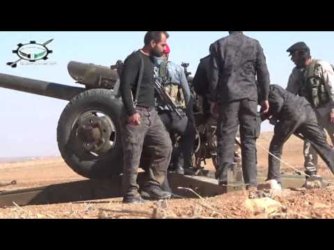 استهداف مقرات النظام بمدفع 122 في ريف درعا من قبل كتيبة الهندسة والصواريخ بالاشتراك مع لواء أحفاد خالد بن الوليد