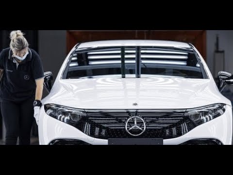 🔋Mercedes EQS production and factory a Tesla Gigafactory KILLER in Sindelfingen. Germany🔋