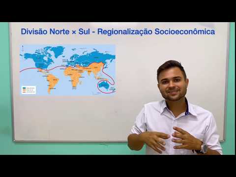 Geografia - Divisão Norte × Sul - Regionalização Socioeconômica
