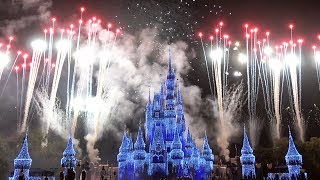 Holiday Wishes Fireworks 2018 Full Show at Mickey's Very Merry Christmas Party, Walt Disney World