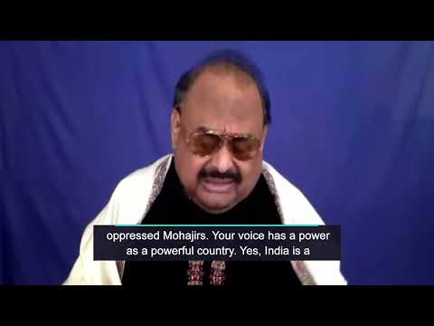 Altaf Hussain appeals to India’s PM Modi to speak out against atrocities on Mohajirs in Pakistan