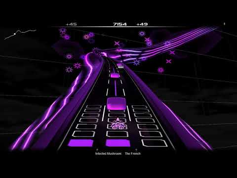 The French - Infected Mushroom ~ Friends on Mushrooms (Audiosurf)