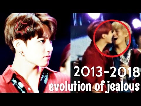 when jungkook is jealous and angry | evolution of jealousy [2013-2018] VKOOK (TAEKOOK)